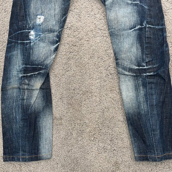 Vintage Y2K Tough Jeansmith Men's Jeans - Japanese Design = Size 34x31 - EUC - Picture 4 of 16